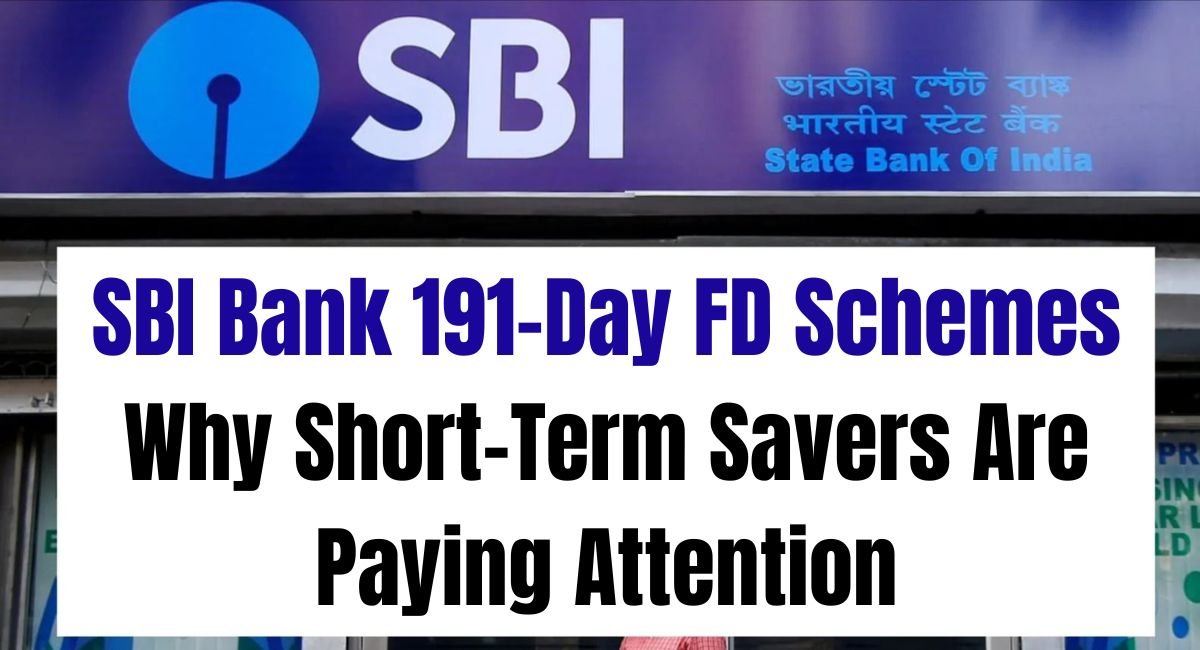 SBI Bank 191-Day FD Schemes